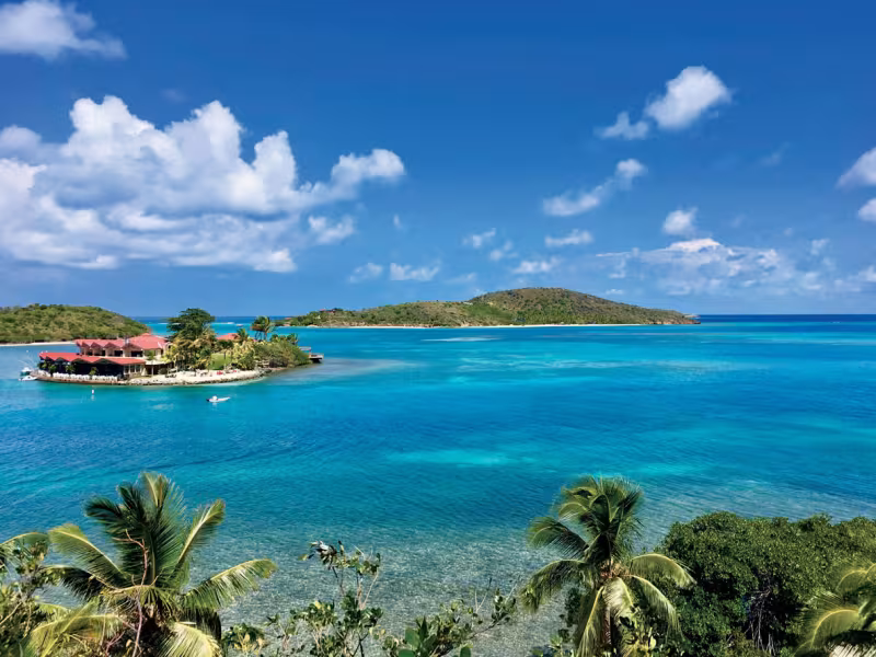 The lagoon in Virgin Gorda, in the BVI, is one of the top spots to visit when chartering a  multihull – and when blue water cruising too!