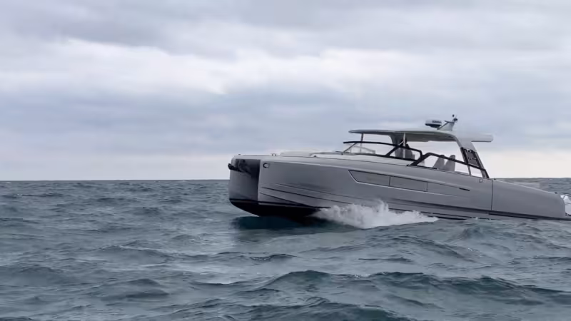 YOT 36 Powercat - Boat Review Teaser - Multihulls World