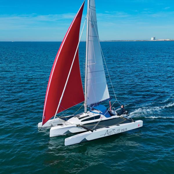 The VPLP design, understated and sleek, is a great success