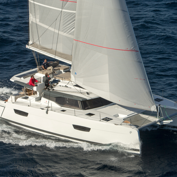 Our test onboard the Fountaine Pajot Saona 47 catamaran
