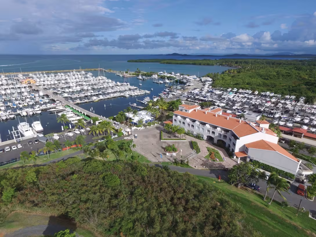 Puerto Del Rey marina, where your journey in Puerto Rico will begin. Here you will find everything that you might need.  