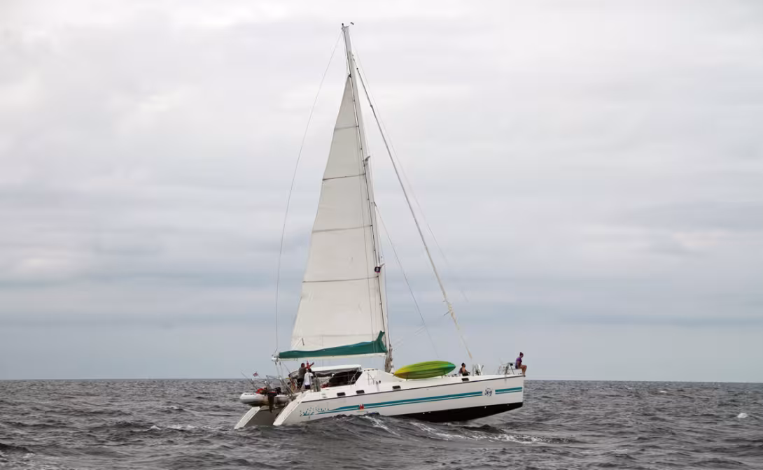 When cruising, motoring is quite common...a good reason to count on good mechanics which suit the boat's needs.