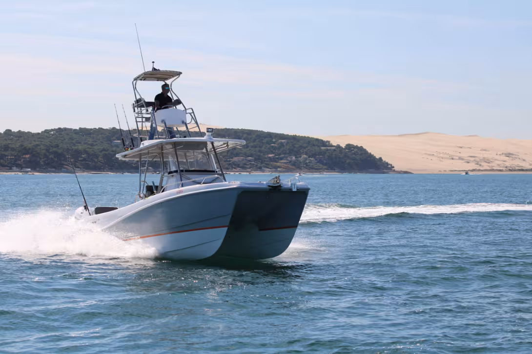 We got to discover the Garnet 300 HT Fly in the very privileged setting of France’s Bassin d’Arcachon.