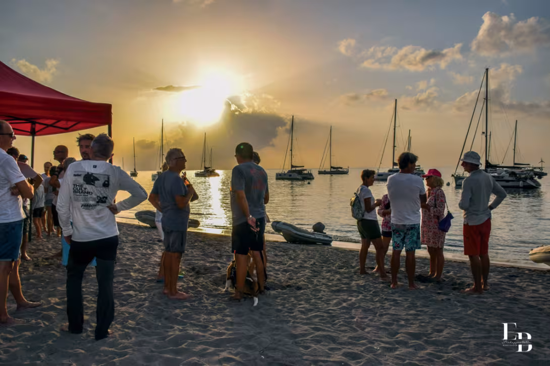 The moments shared ashore allow all the crews to get to know each other.