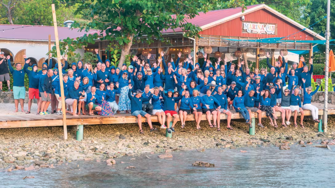 25 Fountaine Pajot catamarans attended this Owners’ meeting organized in the BVI,  making a total of 120 people!