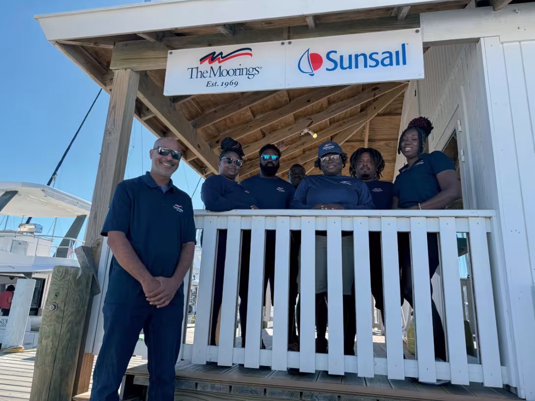 The Sunsail-Moorings base at Marsh Harbour, run by Travis and his team, was completely rebuilt after Hurricane Dorian (September 1, 2019).