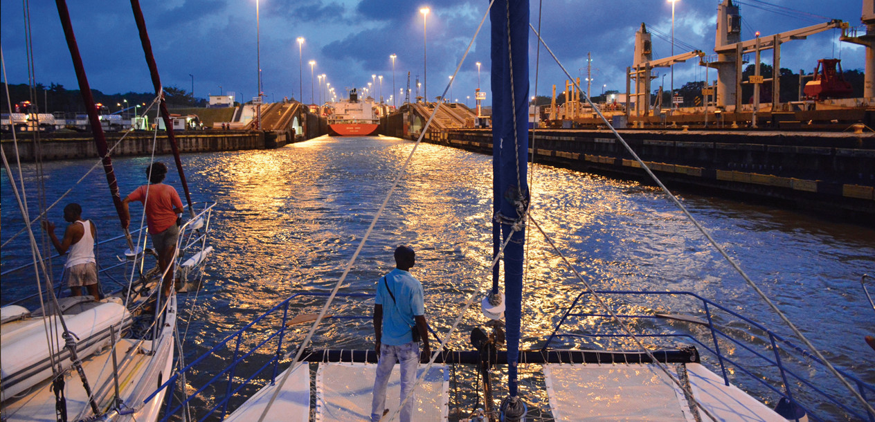 The first locks; everyone is tense.