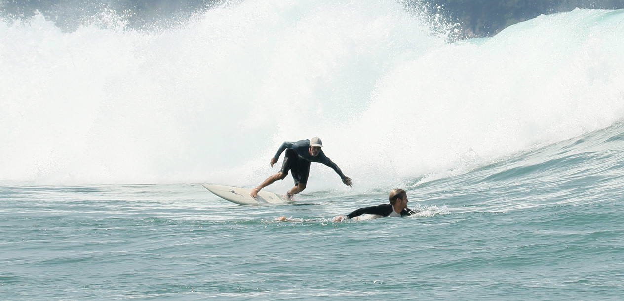 The aim was to find some good surf spots...