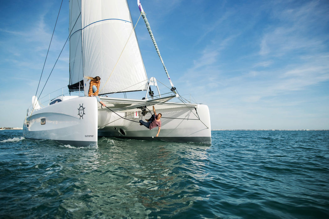 trimaran blue water cruising