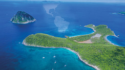 Grenada - Ronde Island and its underwater volcano