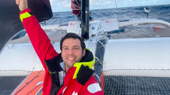 Solo, non-stop circumnavigation from east to west