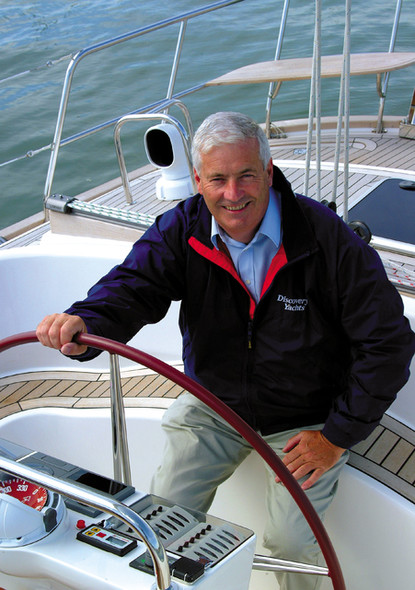 John Charnley multihulls main sail Discovery 50