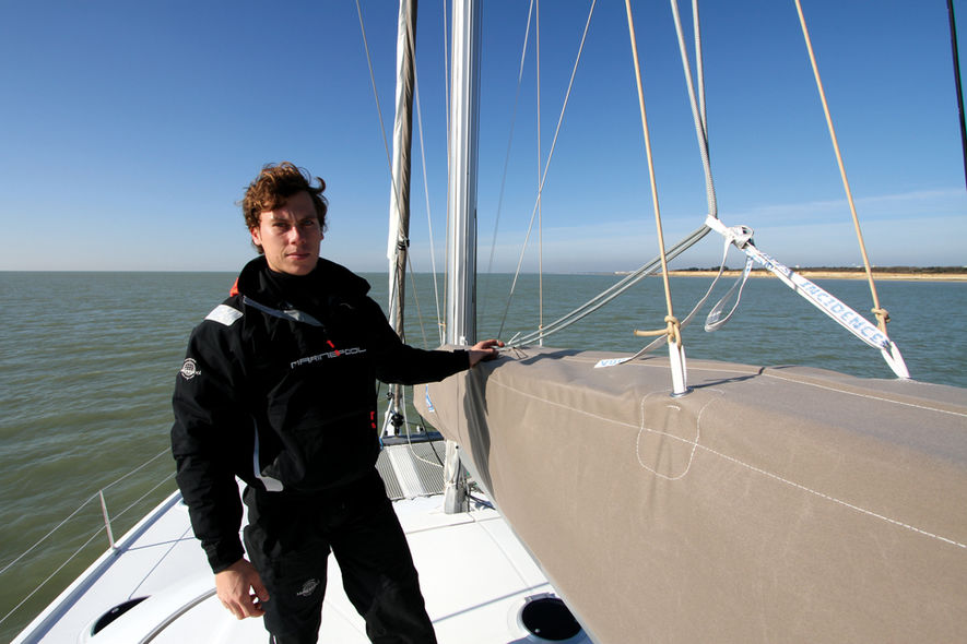 Setting the mainsail step 3