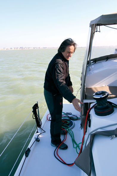 Setting the mainsail step 6