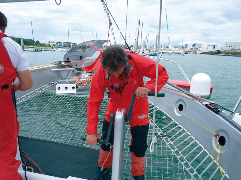 Route du Rhum : test Prince de Bretagne