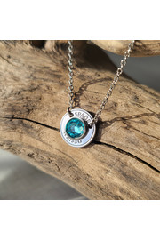 Porthole choker Spade Desing - rhodium plated