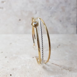 Trio of open rushes - Two-coloured