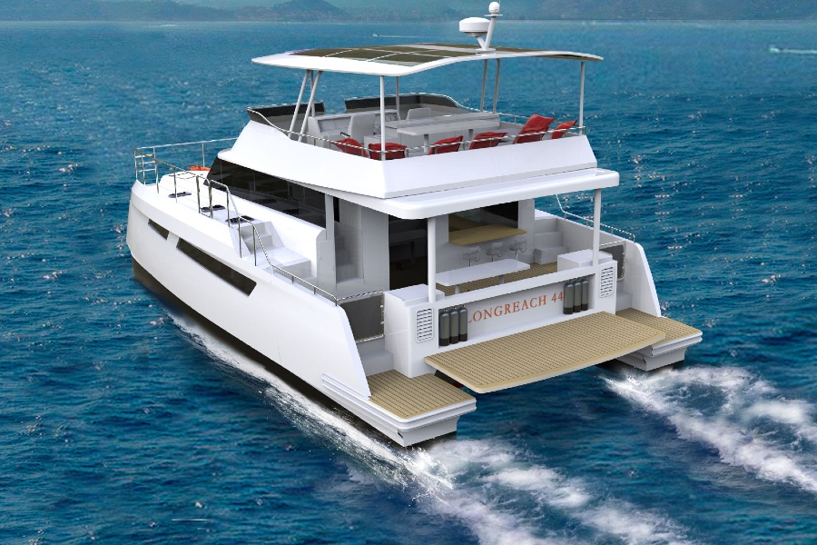 Longreach 44 Long distance cruising Multipower Multihulls World