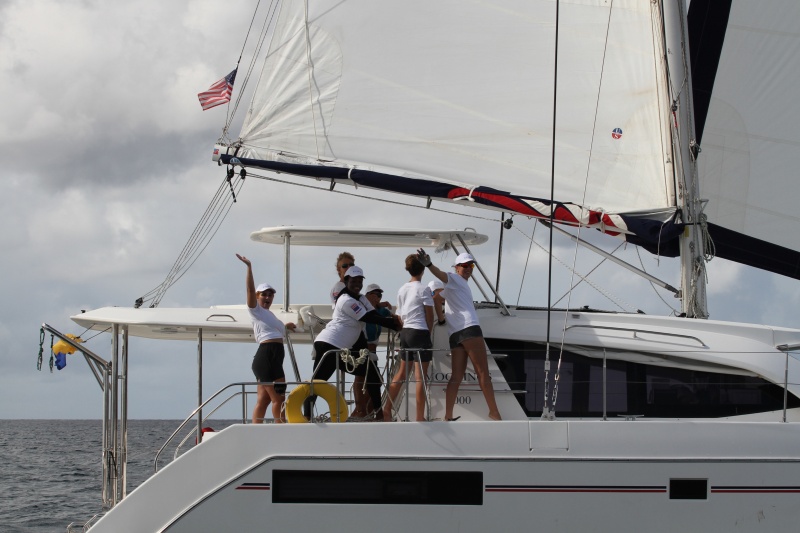 Caribbean Multihull Challenge Tradewinds filling the sails