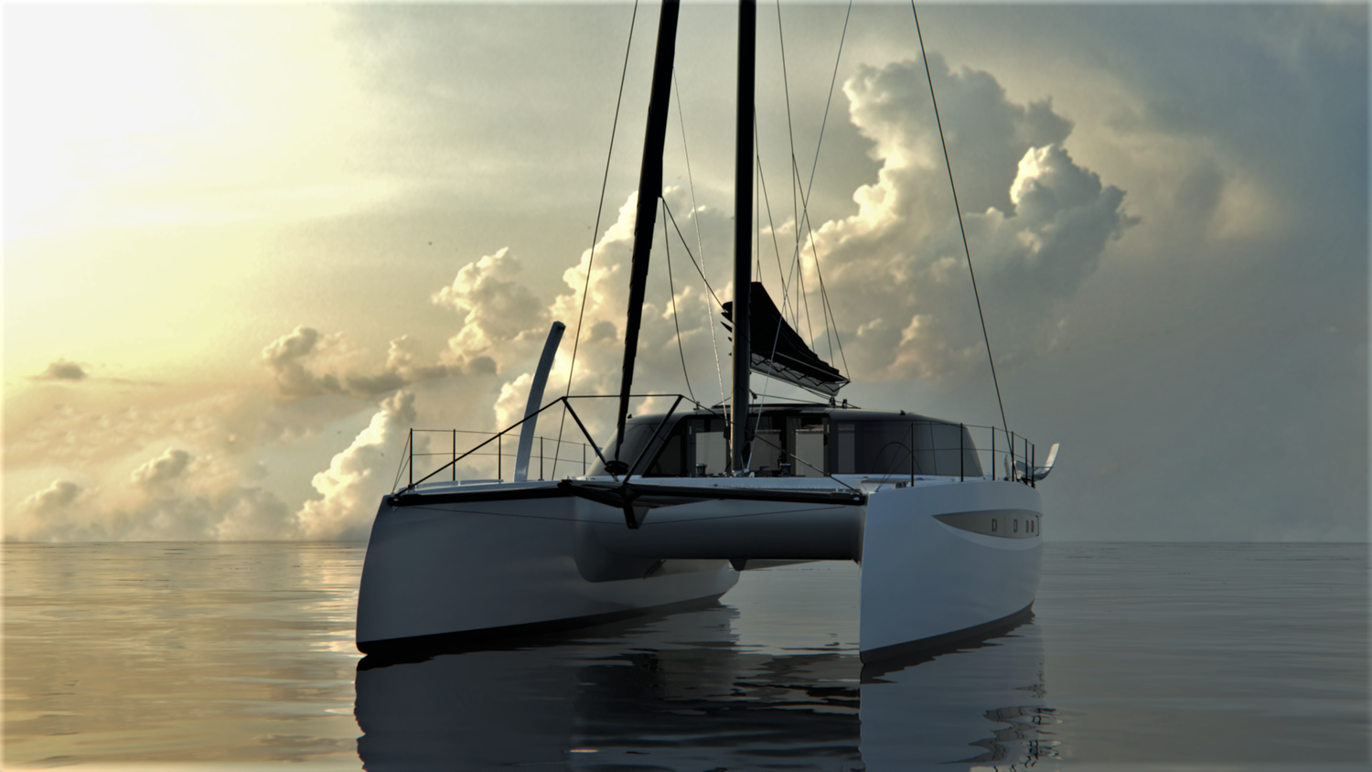 HH52 A catamaran conceived around its electric drivetrain Catamaran