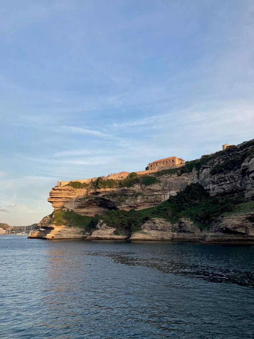Arriving in Bonifacio - always an  emotional moment!
