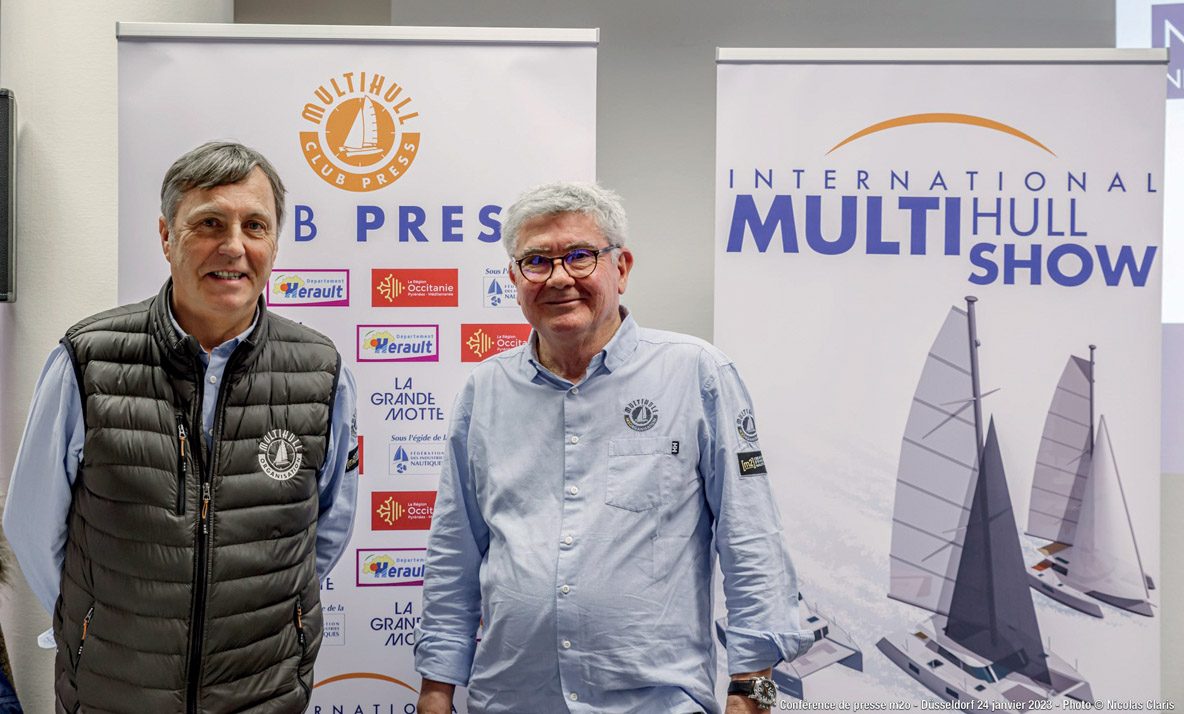 Fred Morvan and Philippe Michel were the founders of the Multihull Show, which became the IMS in 2020, with the aim of increasing the international dimension of the show. The first edition was held in 2010 in Lorient, Brittany, and then in 2011 in La Grande-Motte, a city that has hosted every edition since.