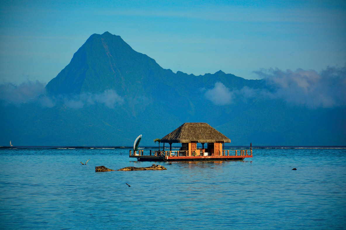 An image that is perfectly representative of Moorea’s gentle way of life...