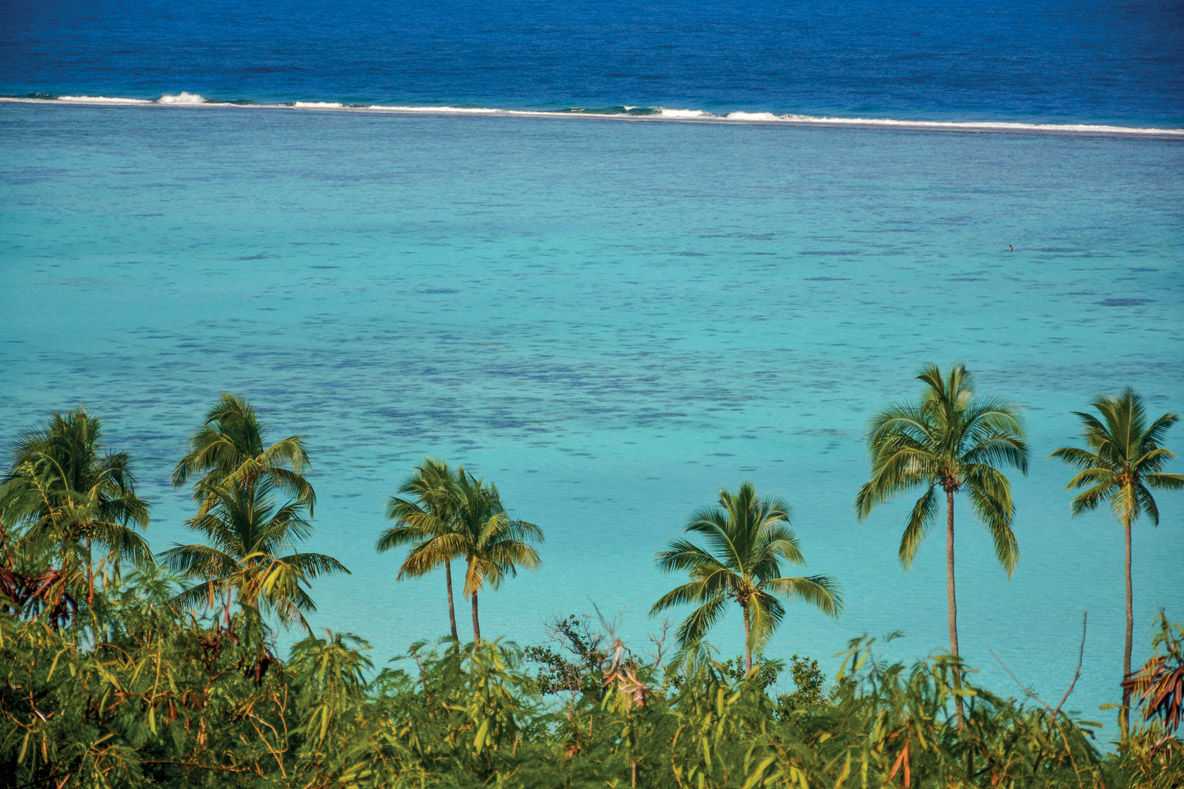 You could spend hours observing the shades of blue that change with the passing of the day...