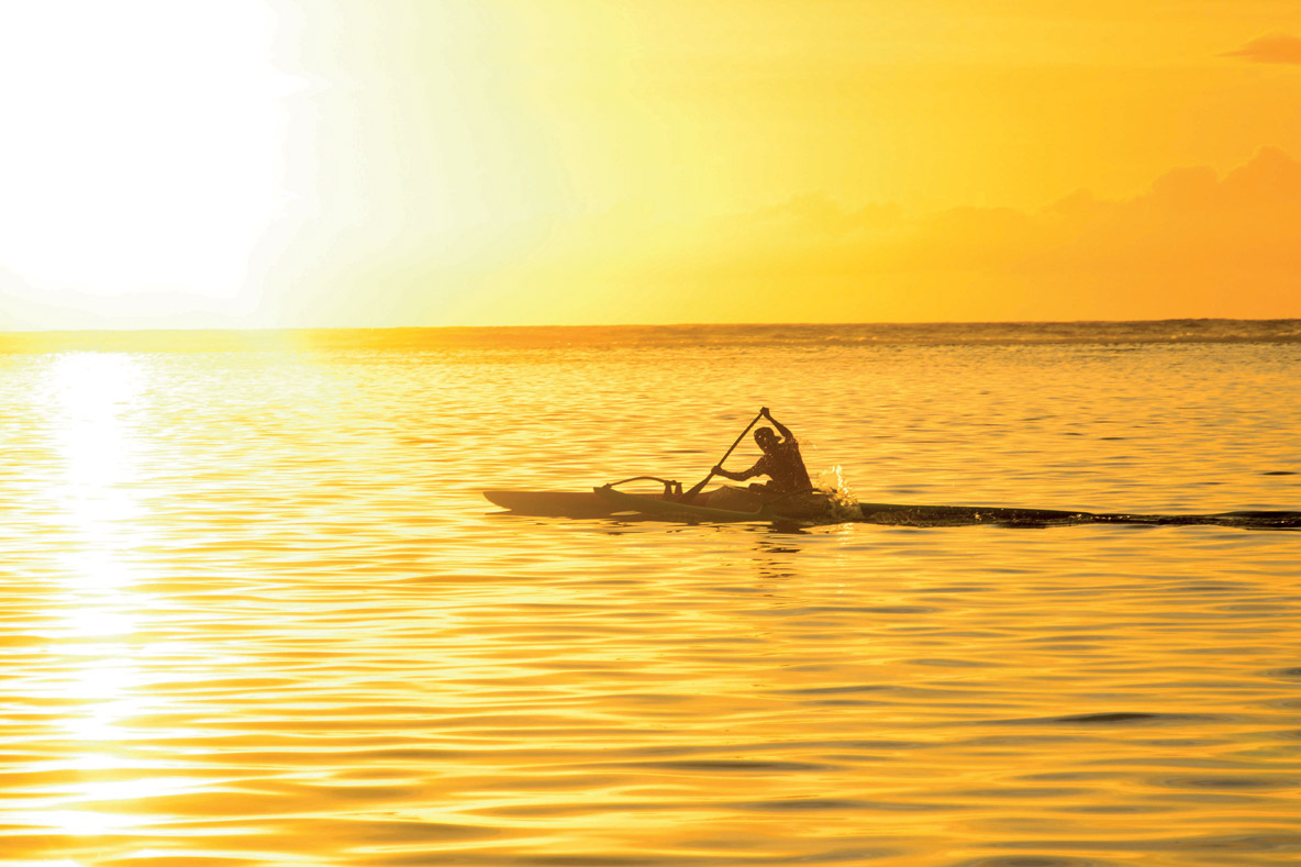 The vaʻa is a typical Polynesian outrigger pirogue - a mini multihull that we’ll be telling you more about soon!