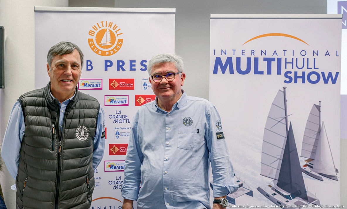 Fred Morvan and Philippe Michel were the founders of the Multihull Show, which became the IMS in 2020, with the aim of increasing the international dimension of the show. The first edition was held in 2010 in Lorient, Brittany, and then in 2011 in La Grande-Motte, a port that has hosted every edition since. Note that the FIN, France’s marine industry federation, has now taken over the show.