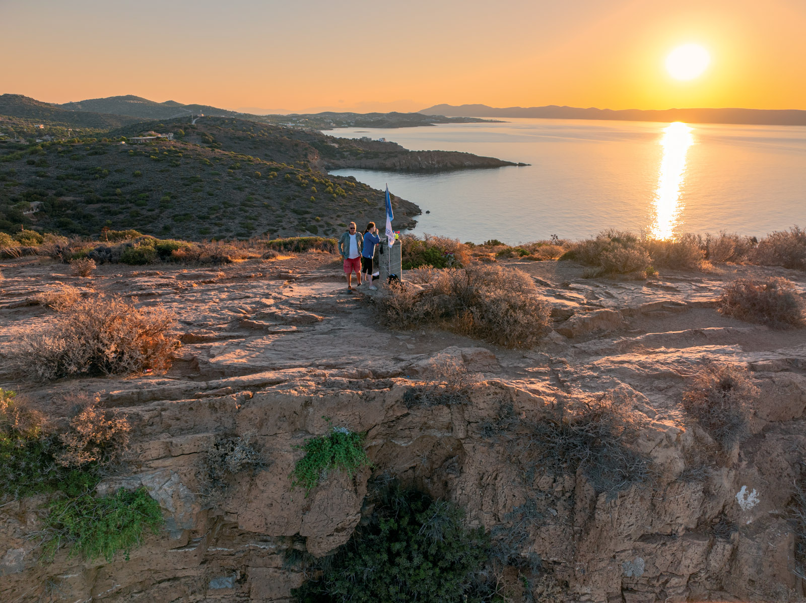 At last, the finish line… and the Race Committee get a good view of it!