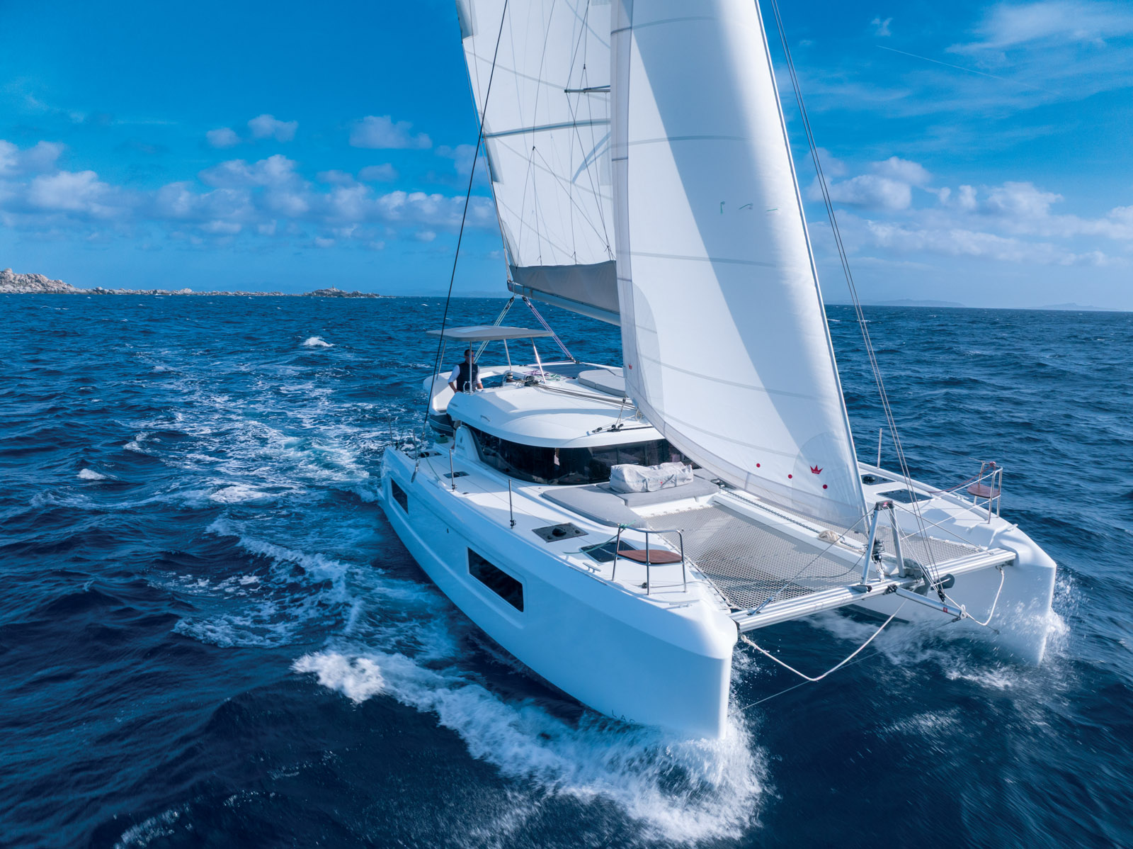 For once, we were treated to a windy sea trial - and we didn’t even reef the sails.