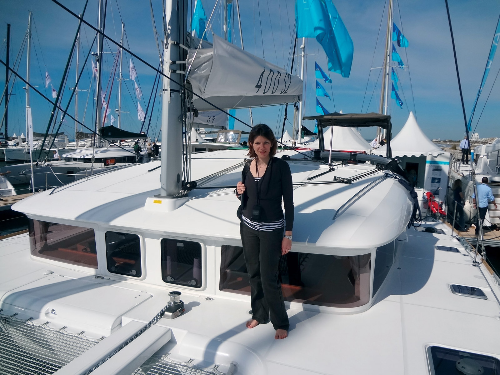April 2013: their first boat show at La Grande-Motte.