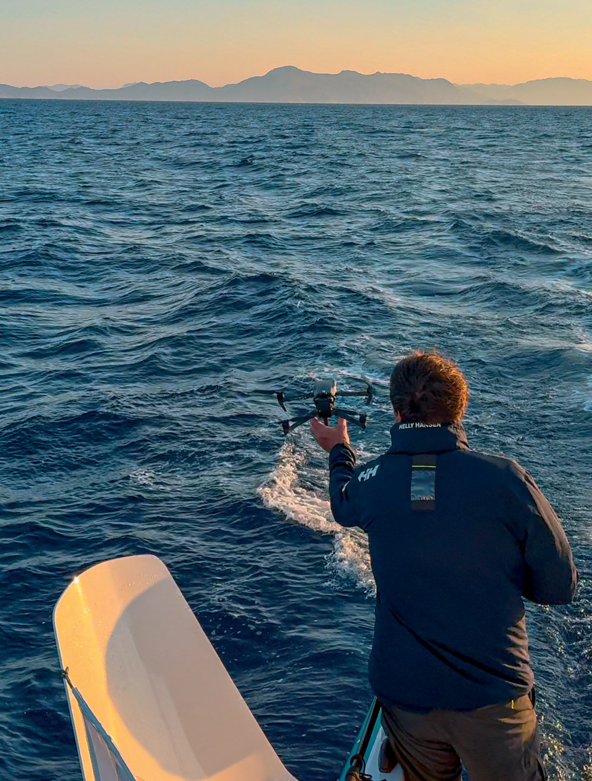 Grab the drone without hesitation.