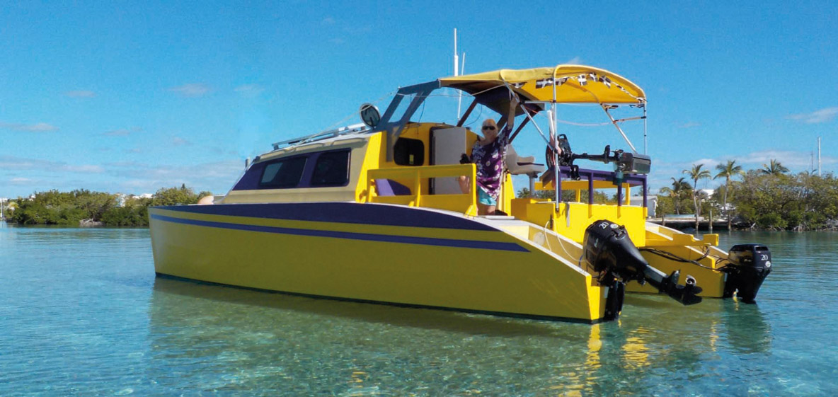 40 foot catamaran interior