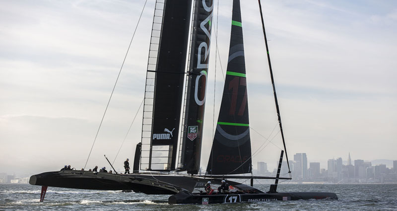 ORACLE TEAM USA 17, return to the bay Catamaran Multihulls World