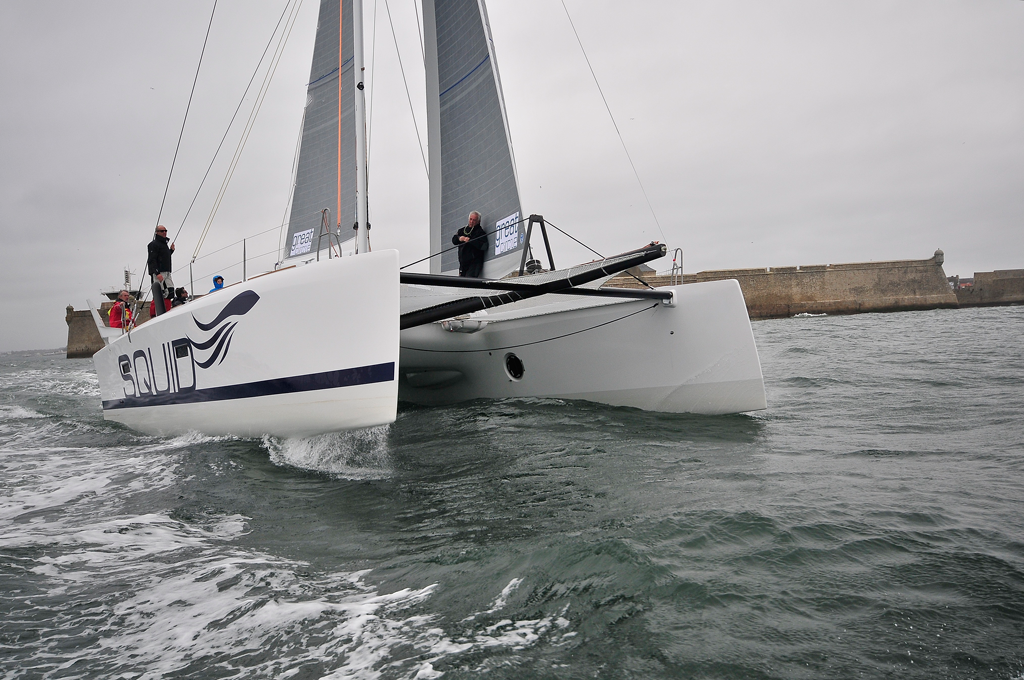 Video onboard a catamaran sailing the TS42 Catamaran Multihulls